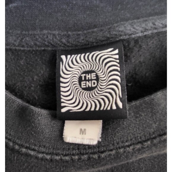 Spitfire The End Black Crew Neck Pullover Men's Medium Skateboarding Sweatshirt - Picture 4 of 7